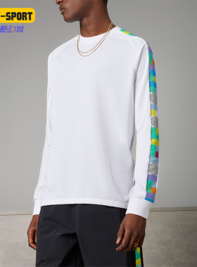 Adidas/阿迪达斯正品秋季新款男装足球运动圆领长袖T恤HY4732