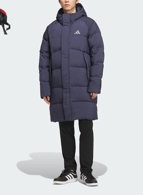 Adidas/阿迪达斯正品冬季男士休闲保暖户外运动连帽羽绒服KR0934