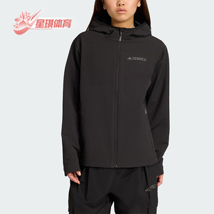 Adidas/阿迪达斯正品2025秋季款女士宽松户外运动保暖外套KE6435