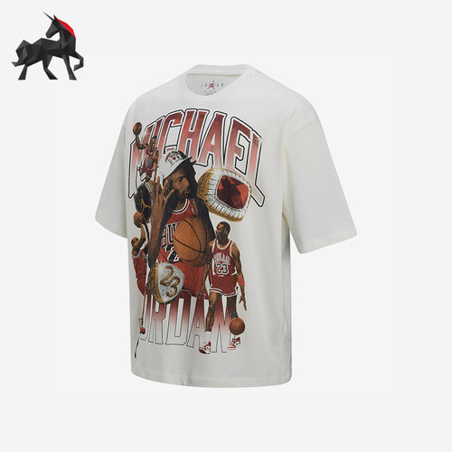 Nike/耐克正品JORDAN男士时尚经典户外休闲运动针织T恤HM7132-133