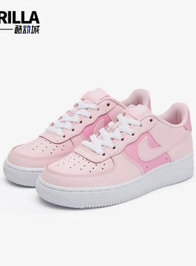 Nike/耐克正品Air Force 1 GS女子大童休闲低帮板鞋CV9646-600
