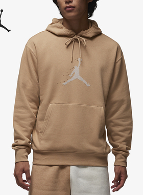 Nike/耐克官方正品Jordan男子时尚加绒连帽运动套头卫衣FD7466