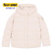 休闲运动连帽羽绒服 Skechers 女子短款 新款 L420W066 斯凯奇正品