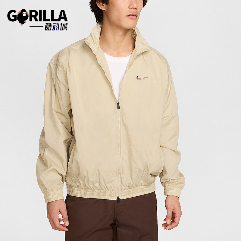 Nike/耐克正品2025秋季款男士日常立领耐穿刺绣外套HV6918-251