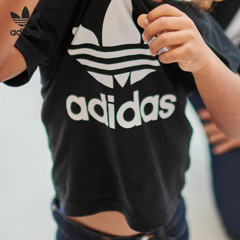 Adidas/阿迪达斯正品当季新款男女休闲运动婴童短袖T恤DV2829