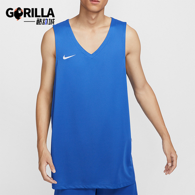 耐克男士运动篮球训练无袖背心
