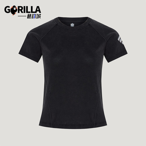 Adidas/阿迪达斯正品女士时尚经典套头圆领休闲短袖T恤KY7861