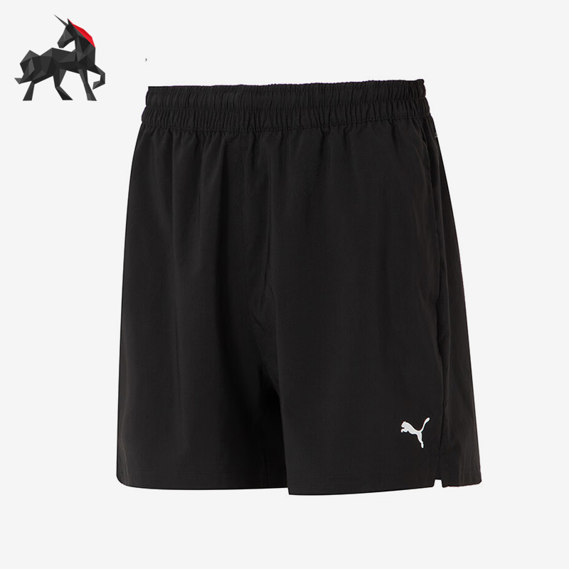 Puma/彪马正品2025夏季男士梭织运动休闲经典训练短裤527369-01