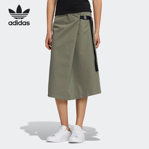 阿迪达斯三叶草女子运动半身裙