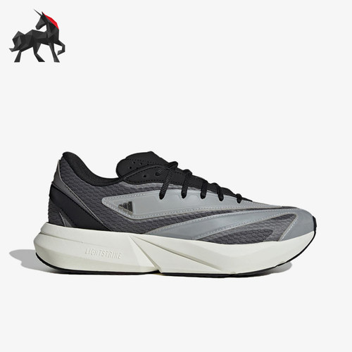 Adidas/阿迪达斯正品LIGHTBLAZE男灰色网面经典低帮跑步鞋JS0913