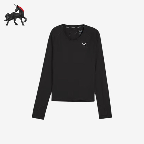 Puma/彪马正品Long Sleeve女士透气运动休闲针织长袖524962-01