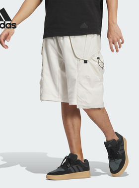 Adidas/阿迪达斯官方正品FUSTL WVMIX SHO男士工装梭织短裤JI9892