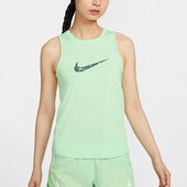 2025女士印花圆领套头透气跑步背心T恤FN2607 Nike 耐克正品 376