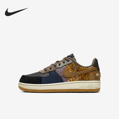 Nike/耐克正品Force 1/Travis Scott小童运动板鞋CQ4565-900