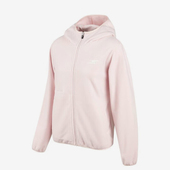 女士保暖连帽摇粒绒休闲连帽外套 新款 Skechers 斯凯奇正品