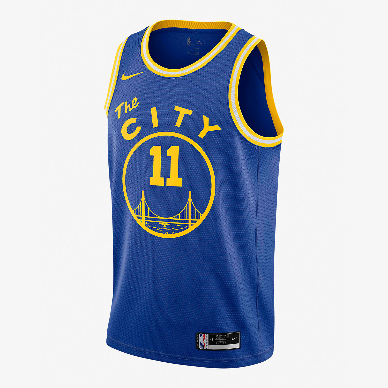 Nike/耐克正品金州勇士队 NBA 男子篮球运动球衣AV4923 CW3665