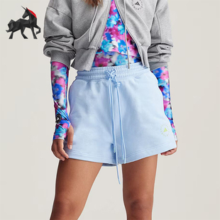 宽松系带运动短裤 三叶草女士时尚 IX1635 阿迪达斯正品 Adidas