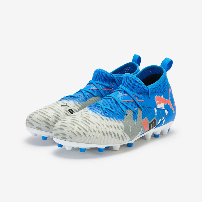 Puma/彪马正品2025冬季款儿童减震运动耐磨中帮足球鞋108789-01