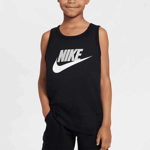Nike/耐克正品2025大童透气圆领无袖经典针织运动背心HM5843-010