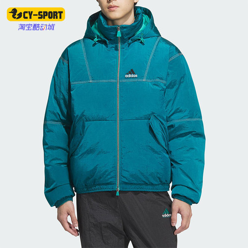 Adidas/阿迪达斯正品EQT DOWN JACKET男士经典保暖羽绒服KA7980