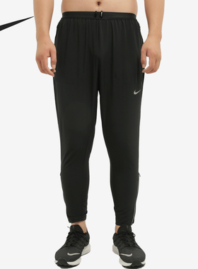 Nike/耐克正品男子轻盈透气反光梭织时尚跑步运动长裤 CU5513