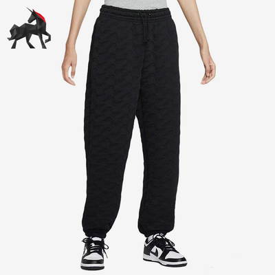 Nike/耐克正品Sportswear女士宽松高腰运动长裤HV2780-010