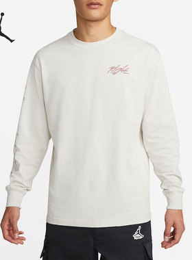 Nike/耐克官方正品JORDAN男子当季新款圆领运动长袖T恤DM0847-104