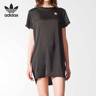 新款 Adidas 2020夏季 BR4552 阿迪达斯正品 三叶草女子运动连衣裙