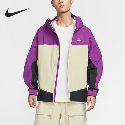 Nike/耐克正品Morpho男士拼接连帽户外时尚运动冲锋衣HJ2688-505