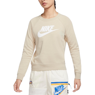 Nike/耐克官方女子加绒圆领针织运动套头衫卫衣 BV4113-206