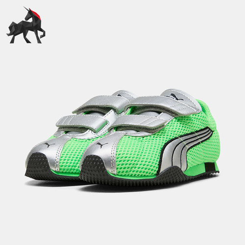 Puma/彪马正品儿童款魔术贴舒适圆头耐磨低帮休闲鞋406215-01