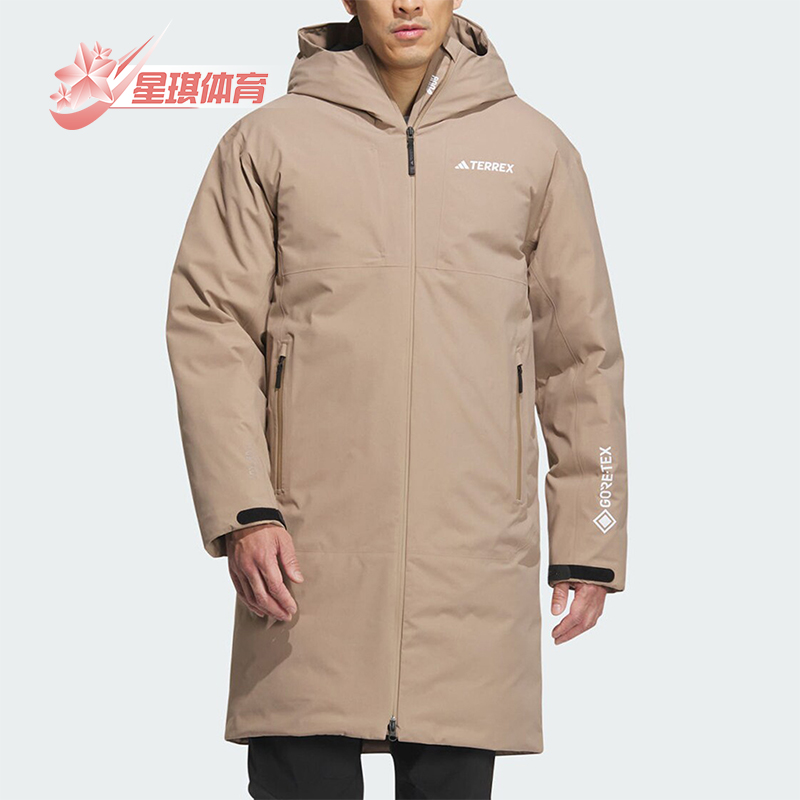 阿迪达斯男士防水透湿鹅绒服