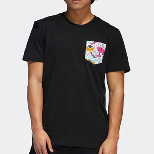 WALKER 三叶草 PKT TEE 上衣DU8340 Adidas 男子短袖 阿迪达斯正品