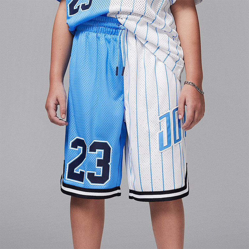 Nike/耐克正品JORDAN大童透气拼接运动训练篮球短裤II3081-412