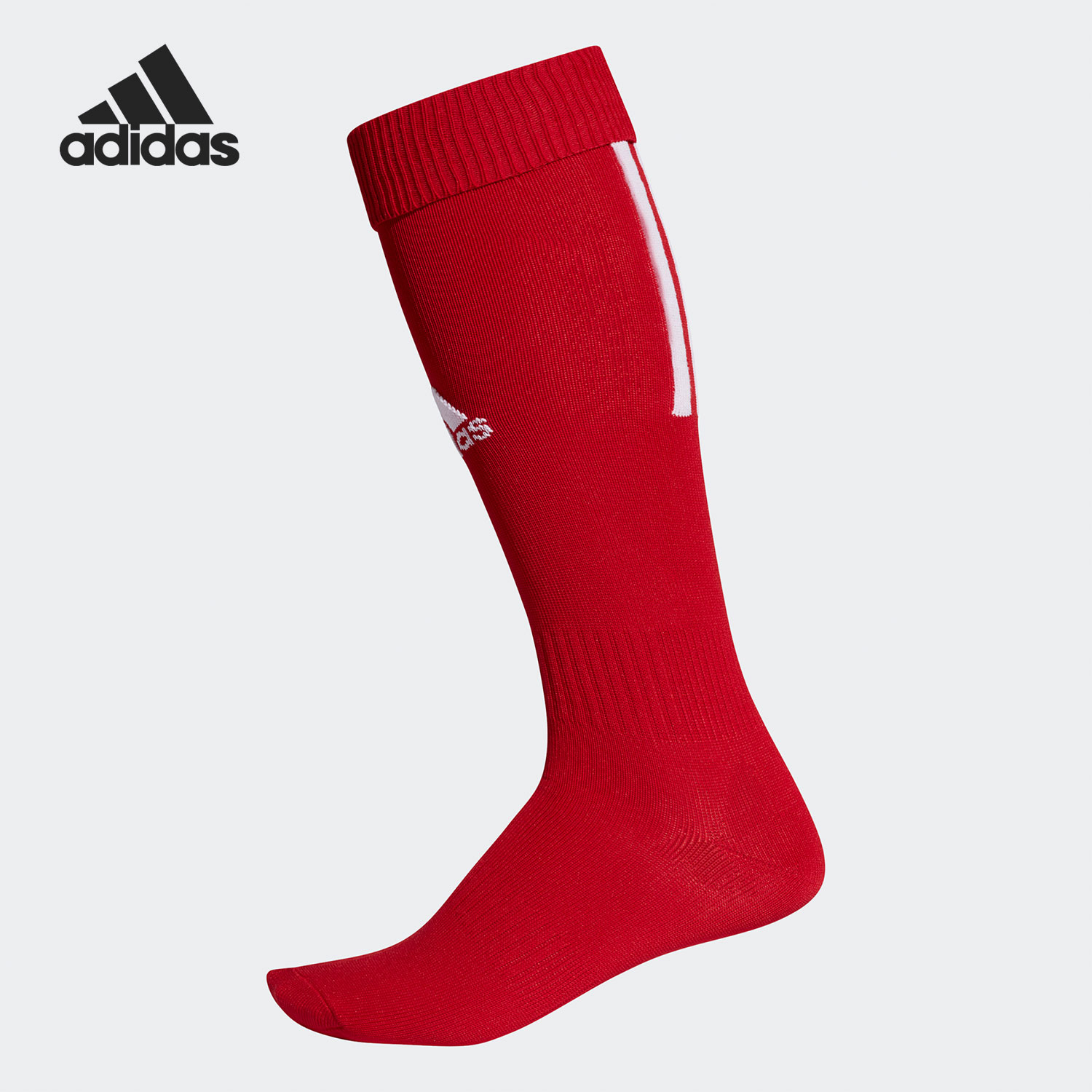 Adidas/阿迪达斯正品运动男女足球训练长筒袜一双装CV8096