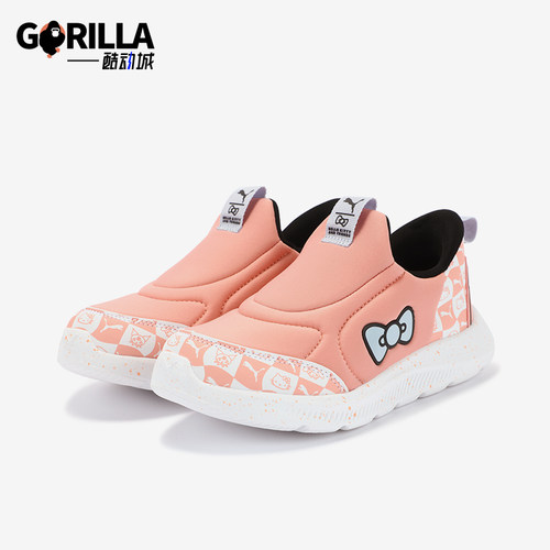 Puma/彪马正品HELLO KITTY小童一脚蹬经典轻便休闲鞋401425-01