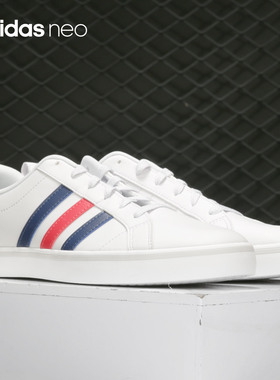 Adidas/阿迪达斯官方正品男子NEO复古三条纹休闲运动板鞋 EH0019