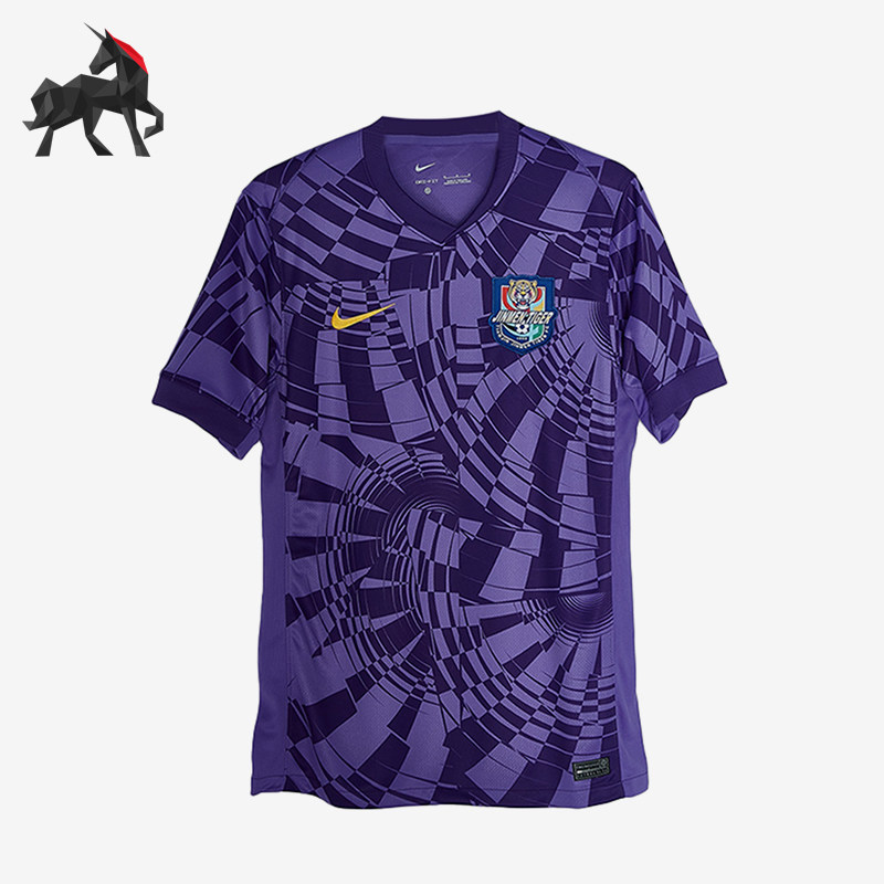 Nike/耐克正品2025男士耐穿运动V领足球透气套头短袖HM6169-550