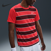 耐克正品 网球条纹透气短袖 Dri Nike FIT ADV男士 FZ6935 696
