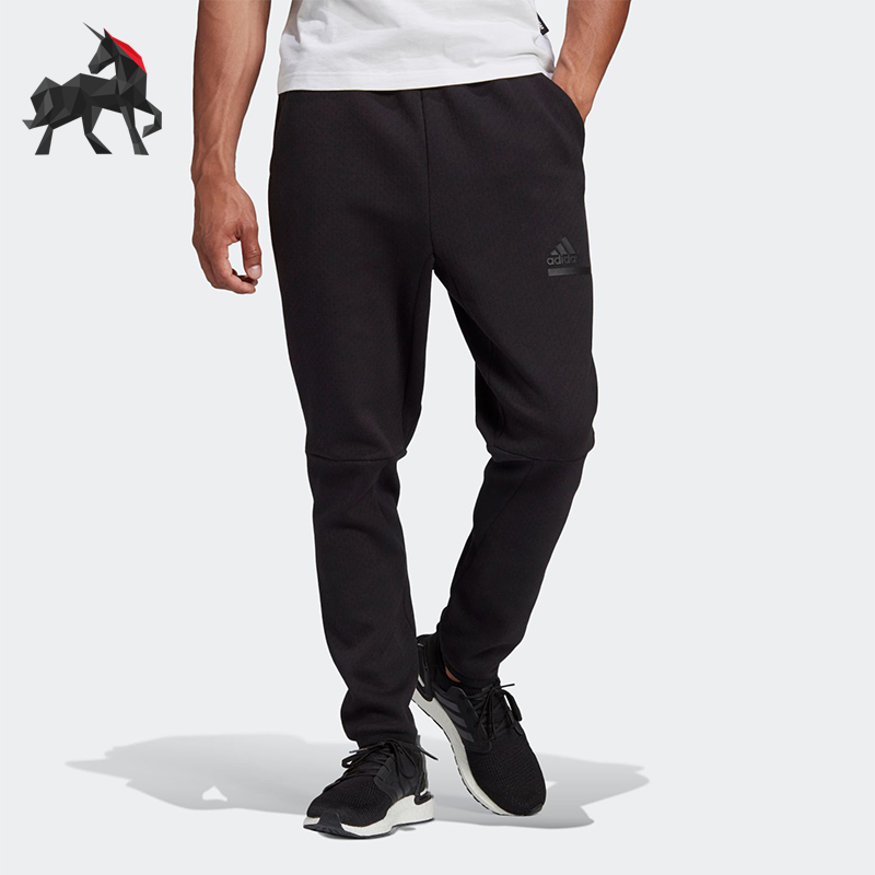 男子系带收口束腿运动长裤