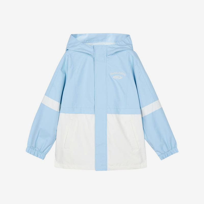 Skechers/斯凯奇正品春季男童休闲时尚运动梭织连帽外套