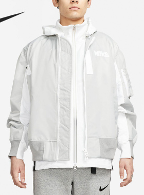 Nike/耐克正品Sacai联名男子时尚休闲运动夹克外套CZ4697-097