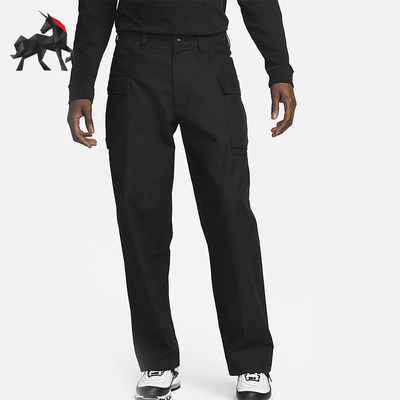 耐克男子侧口袋直简休闲工装长裤