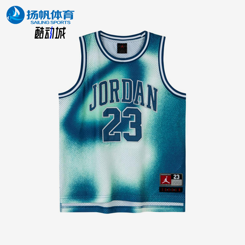 Nike/耐克正品JORDAN大童网眼透气篮球经典背心JD2422009GS-005