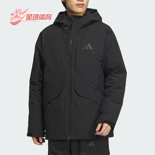 阿迪达斯男士保暖三合一羽绒服