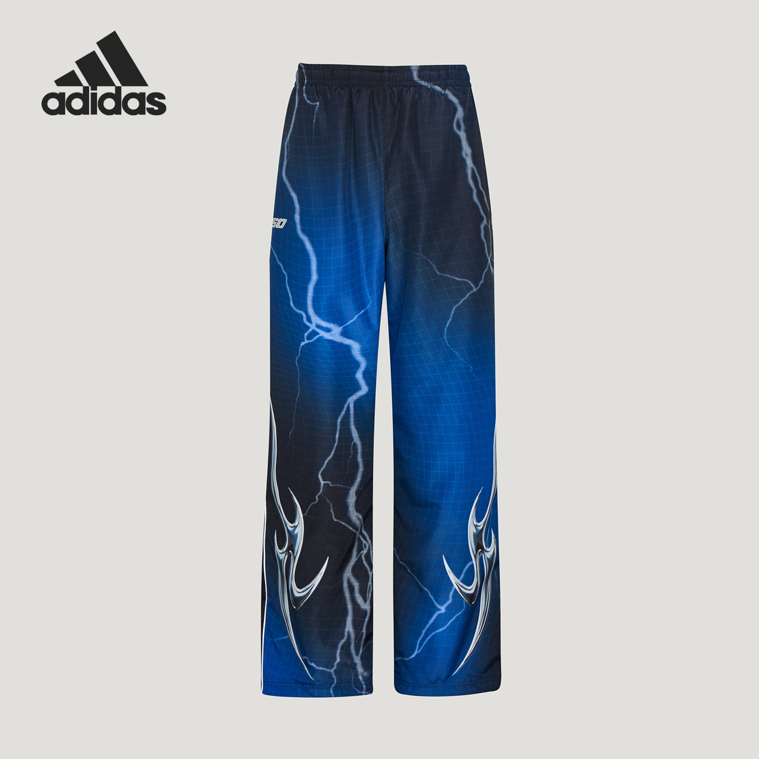 Adidas/阿迪达斯官方正品三叶草新款男女蓝黑色训练运动裤KY5775