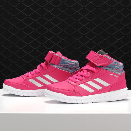 Adidas/阿迪达斯正品 春季新款儿童高帮轻便运动童鞋AP9933