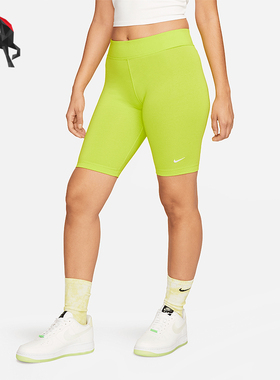 Nike/耐克正品夏季新款女士跑步训练骑行紧身短款CZ8527-321