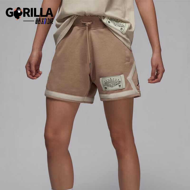 Nike/耐克正品JORDAN女士篮球运动透气经典训练短裤HV1284-200