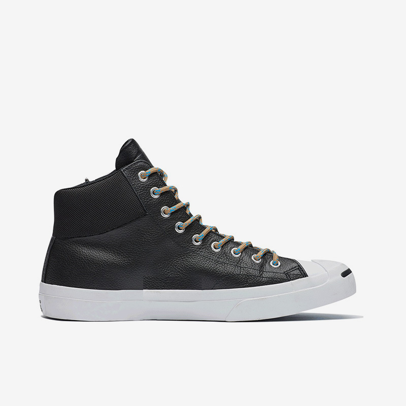 Converse匡威正品新款男女牛皮侧拉链高帮开口笑运动板鞋 162845